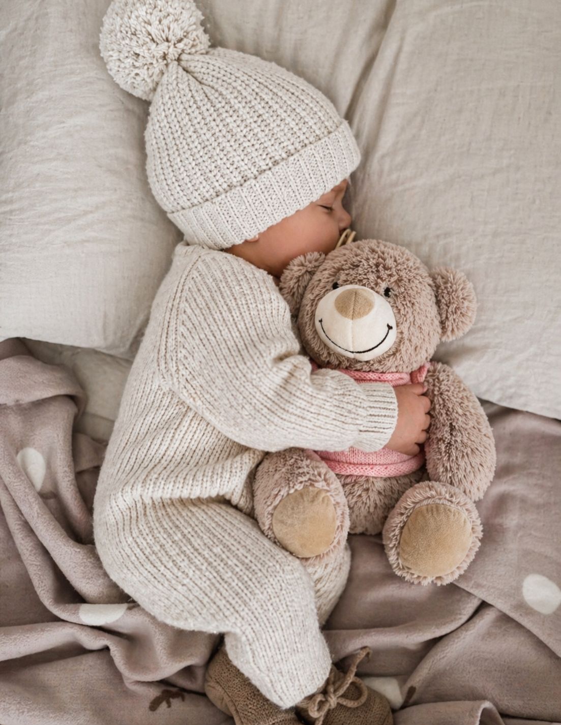 Madre e hija con peluche personalizado